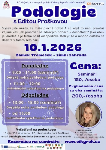  Dětská noha pohledem podologa - 10.1.2026 - DOPOLEDNE