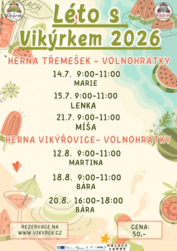  Letní Volnohrátky - 12.8.2026 - Herna Vikýřovice