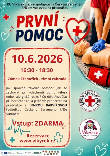  První pomoc u dětí - Zámek Třemešek 10.6.2026
