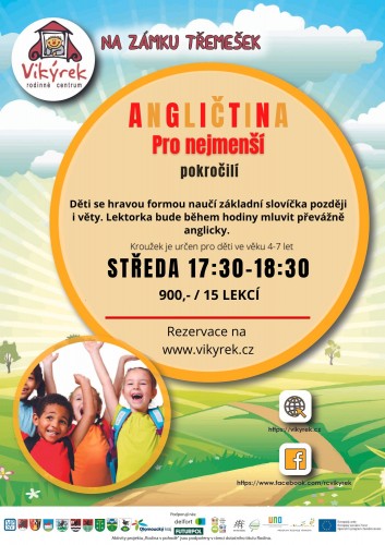  Středa - Angličtina- pokročilí - Třemešek