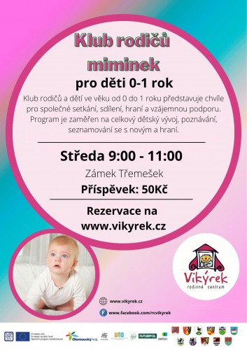  Středa - Klub rodičů miminek - Vikýřovice