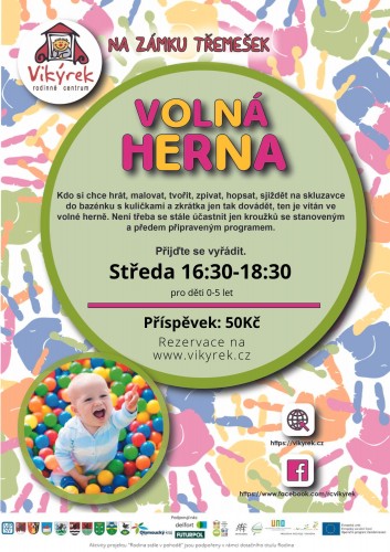  Středa - Volná herna- Třemešek