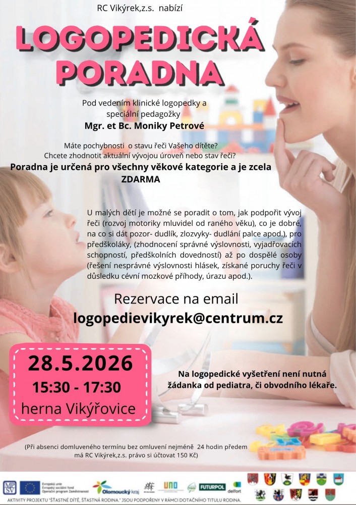 Logopedická poradna 28.5.2025