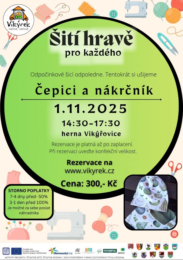Šití hravě - čepice a nákrčník